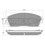 TOMEX Brakes Bremsbelagsatz, Scheibenbremse